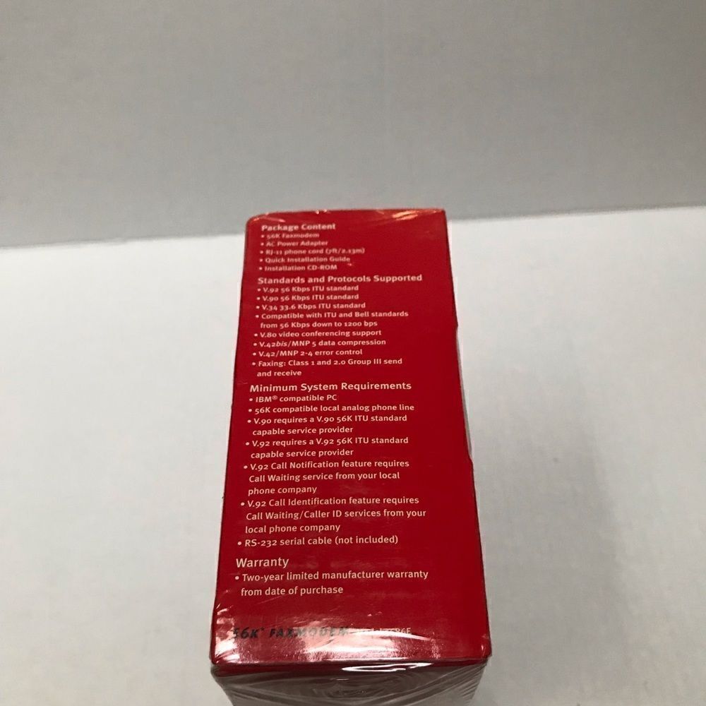 NIB USRobotics 56K fax modem - Picture 3 of 5